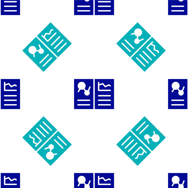 带有临床记录图标的蓝色医疗剪贴板图片下载