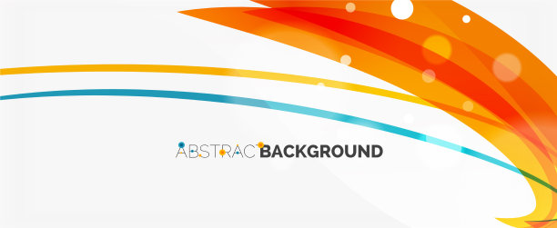 波浪线条为时尚设计模板图片下载