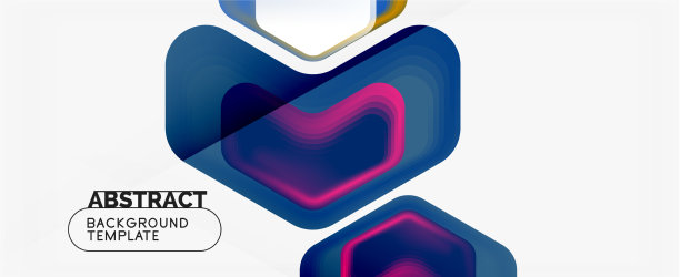 三维箭头几何构成抽象图片下载