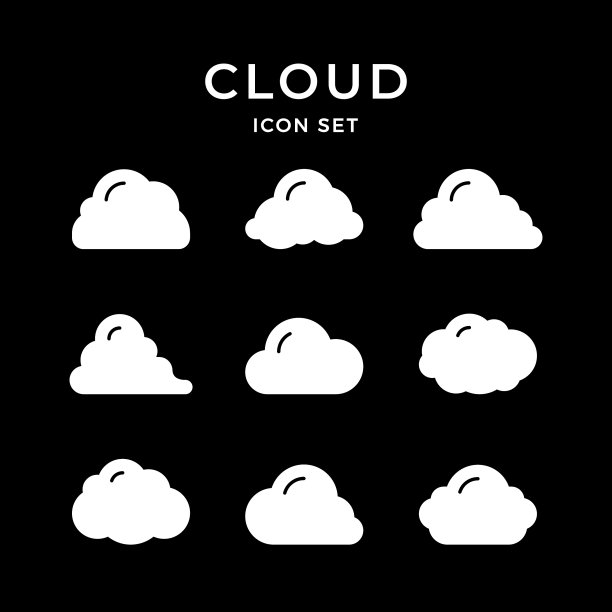 设置字形图标云图片下载