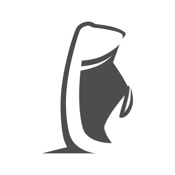 白色背景上的跑鞋标志图片下载