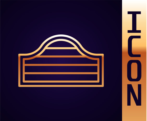 金线老西部摆动沙龙门图标图片下载