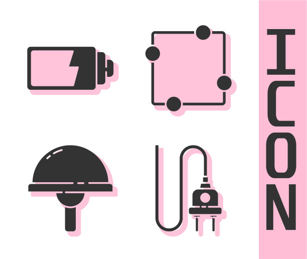 设置电插头电池充电液位指示器图片下载