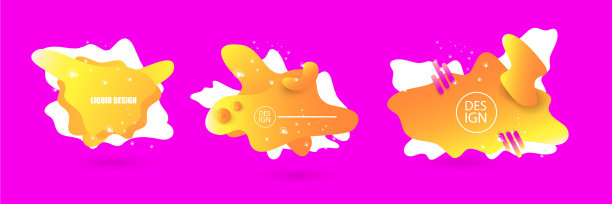 设置现代抽象橙色横幅图片下载