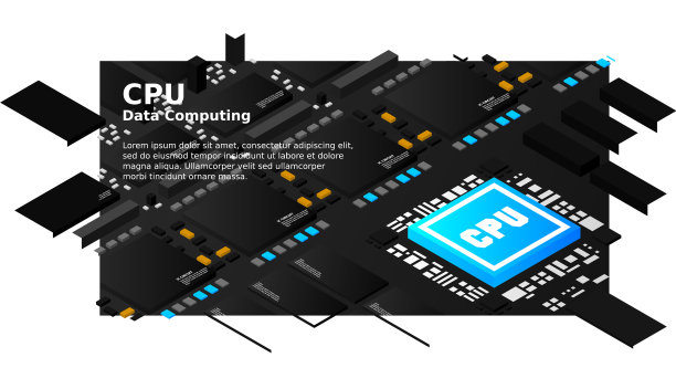 人工智能微芯片量子图片下载