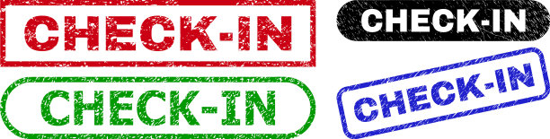 登记矩形邮票印章与grunge风格图片下载