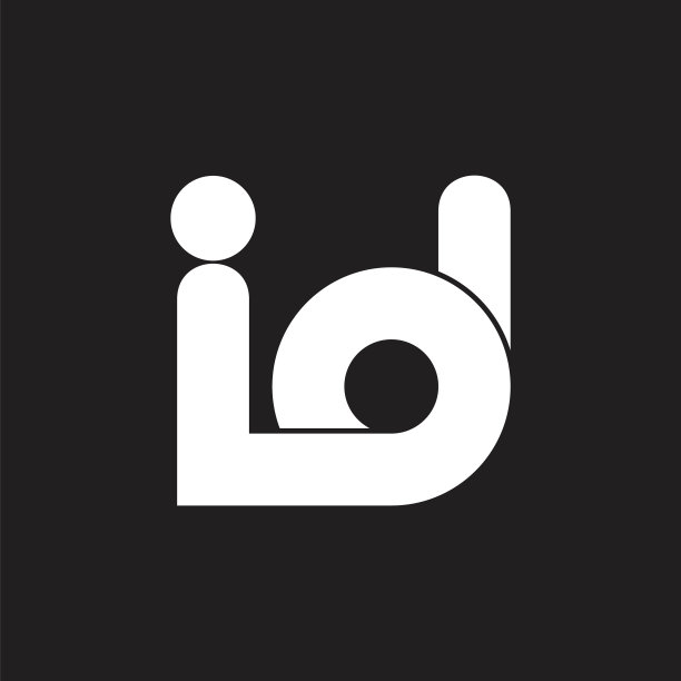 字母ID简约循环标志图片下载