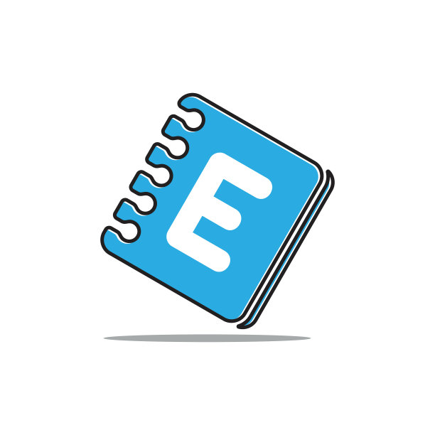 字母e书符号图片下载