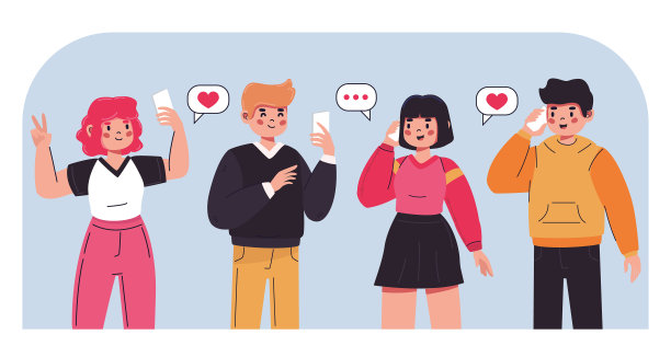 让年轻人使用智能手机图片下载