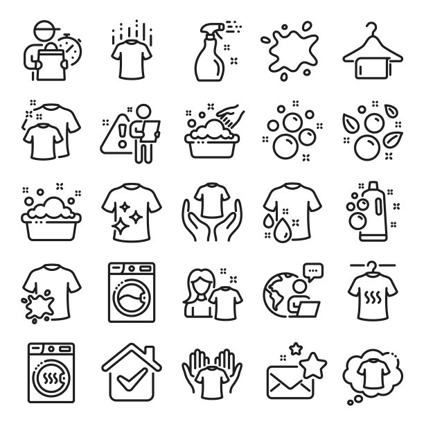 洗衣线图标烘干机洗衣机和图片下载