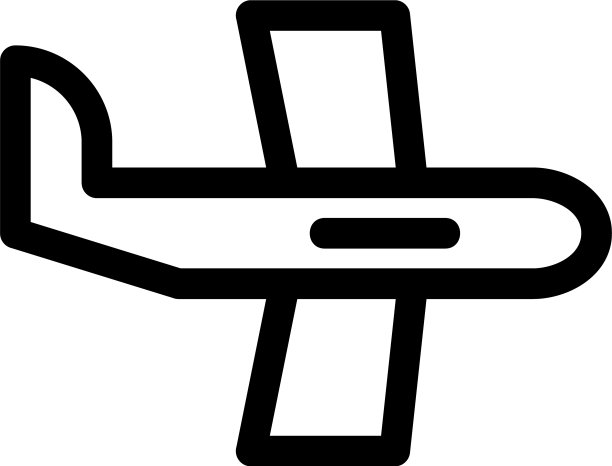 飞机图标或标志孤立标志符号图片下载