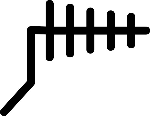 天线图标或标志孤立标志符号图片下载