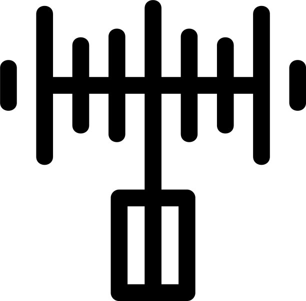 天线图标或标志孤立标志符号图片下载