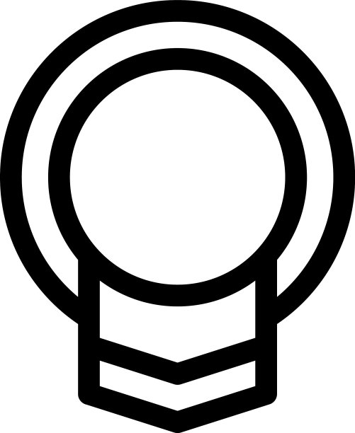 奖项图标或标志孤立标志符号图片下载