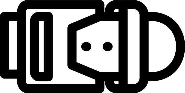 皮带图标或标志孤立标志符号图片下载