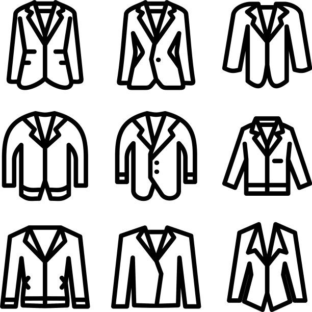 运动上衣图标或标志孤立的标志符号图片下载