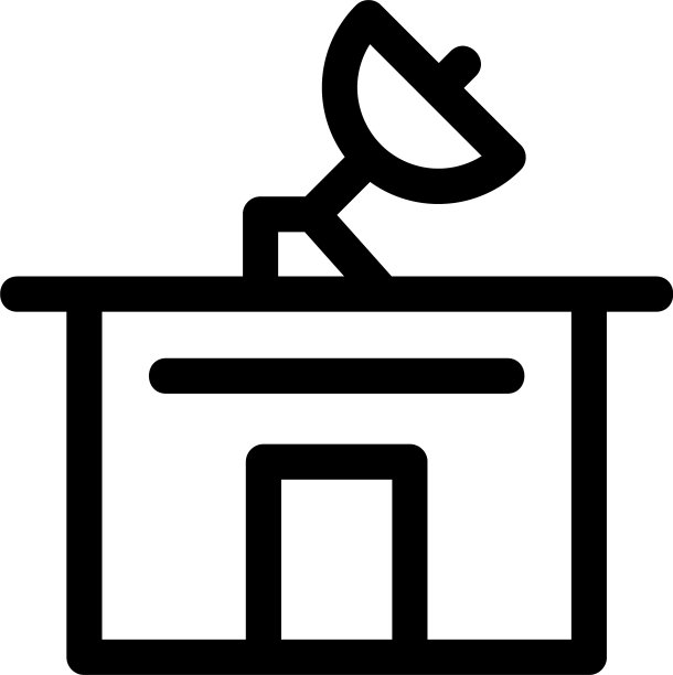 广播图标或标志孤立标志符号图片下载