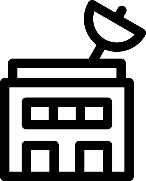 广播图标或标志孤立标志符号图片下载