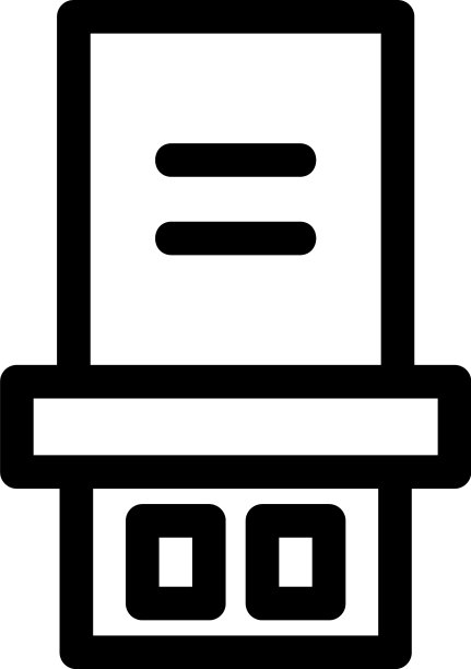 电缆数据图标或标志孤立符号符号图片下载