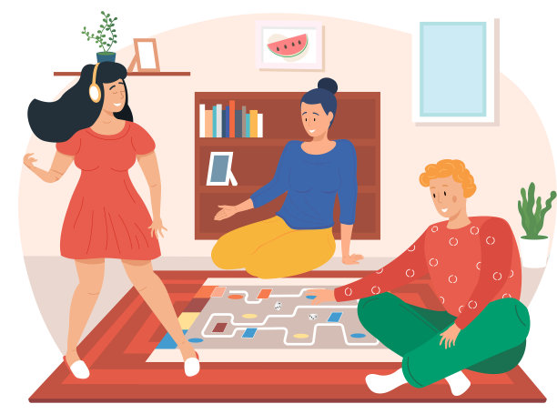 女孩戴着耳机听音乐的朋友图片下载