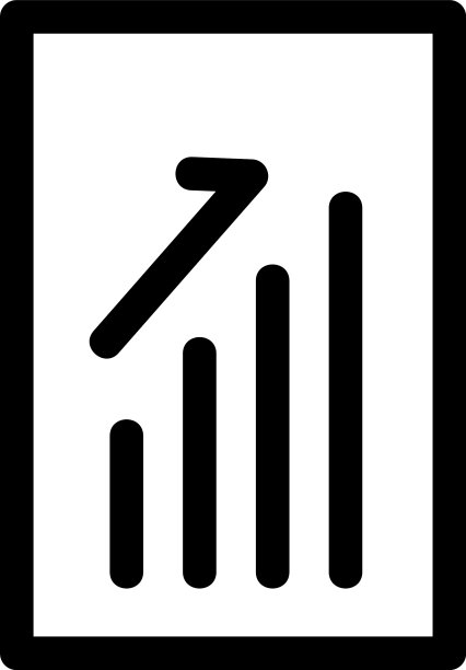 外汇图表图标或标志孤立符号符号图片下载