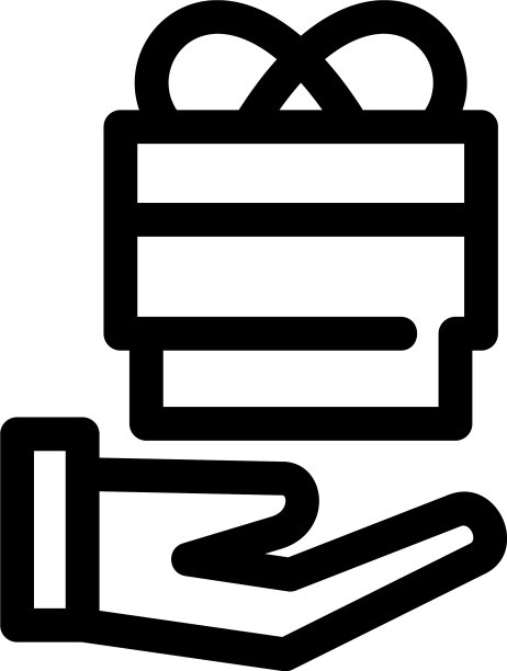 礼品图标或标志孤立标志符号图片下载