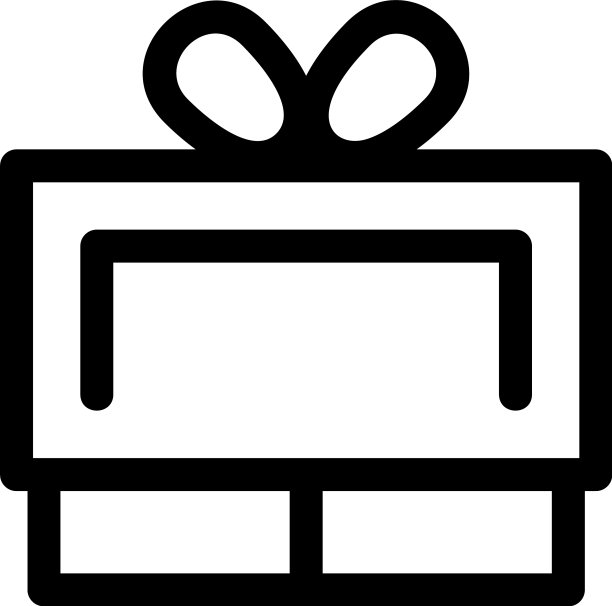 礼品图标或标志孤立标志符号图片下载