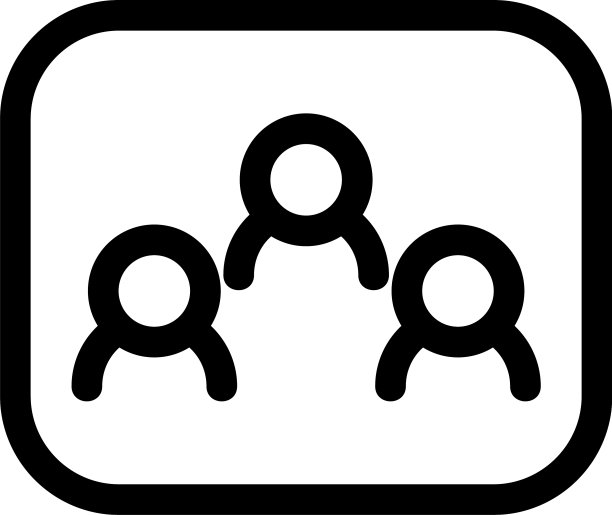 群组电话图标或标志孤立标志符号图片下载