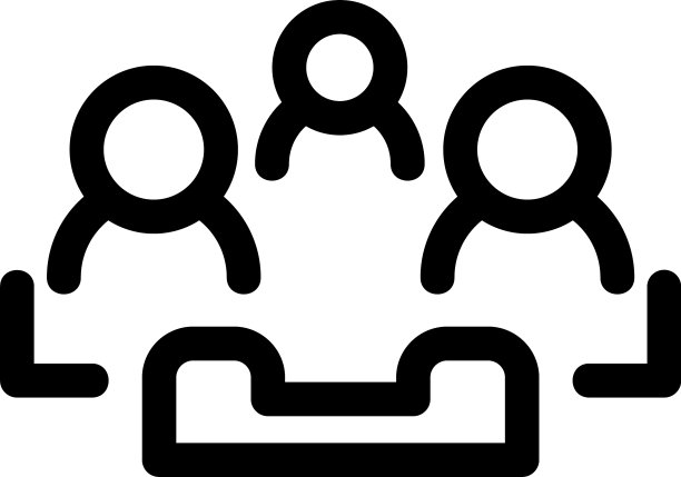 群组电话图标或标志孤立标志符号图片下载