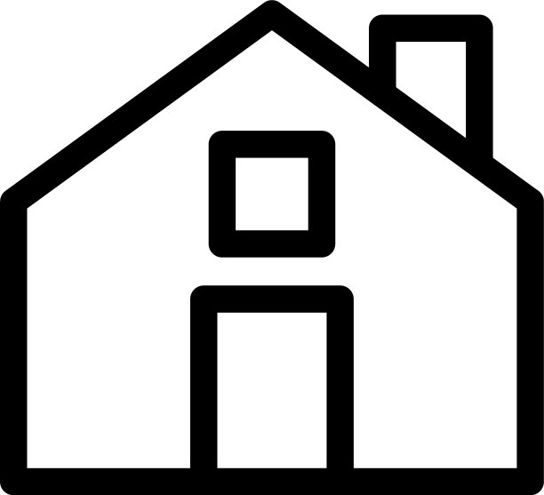 房屋标志或标志孤立标志符号图片下载