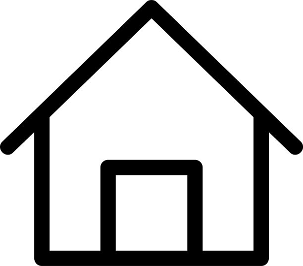 房屋标志或标志孤立标志符号图片下载