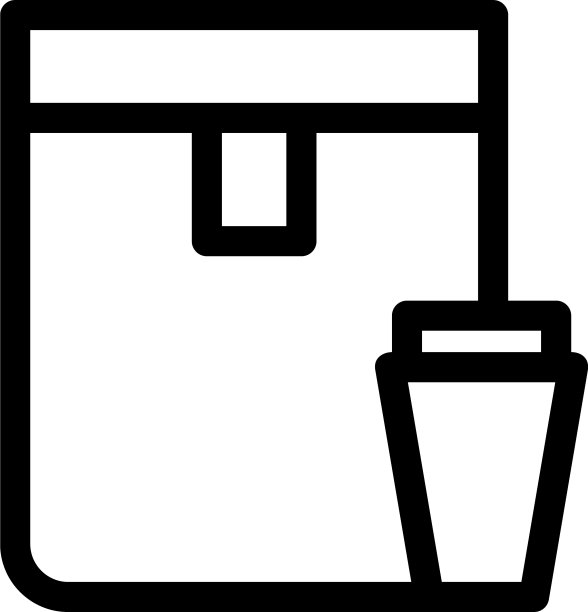 午餐图标或标志孤立标志符号图片下载