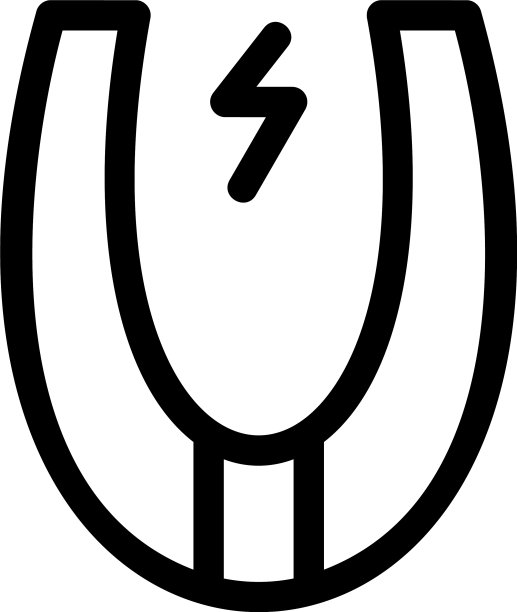 磁铁图标或标志孤立标志符号图片下载