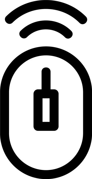 鼠标无线图标或标志孤立符号符号图片下载