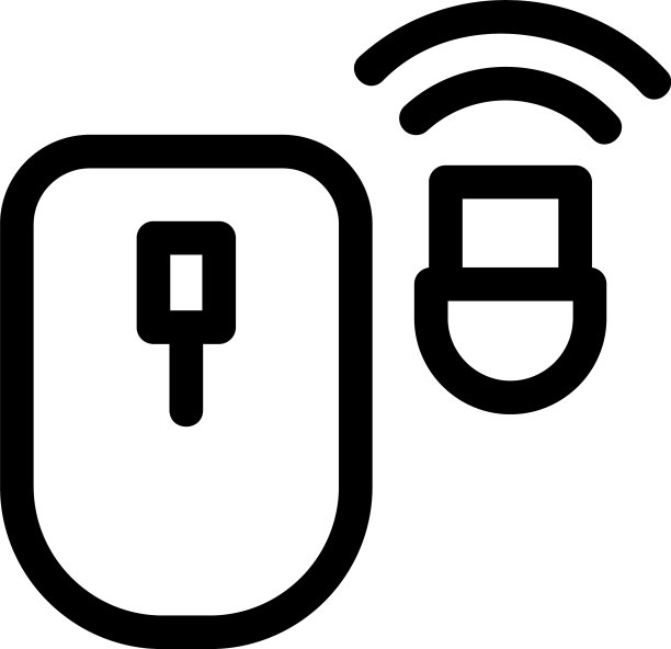 鼠标无线图标或标志孤立符号符号图片下载