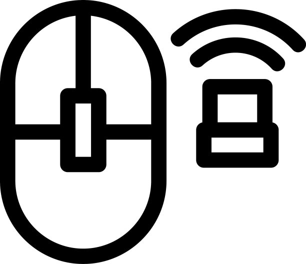 鼠标无线图标或标志孤立符号符号图片下载