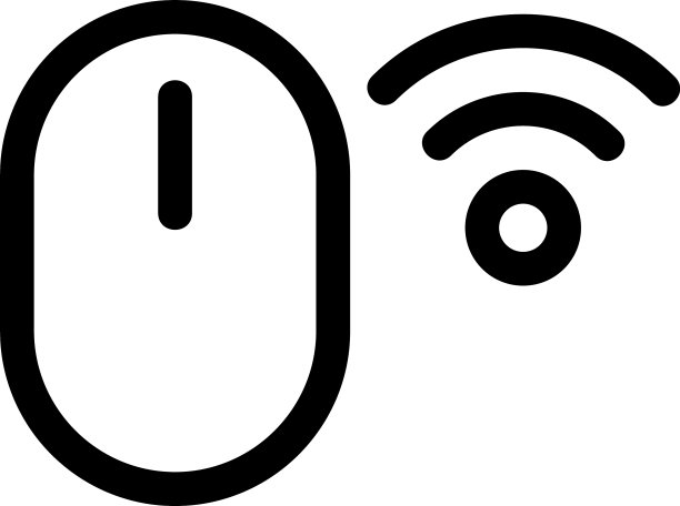 鼠标无线图标或标志孤立符号符号图片下载
