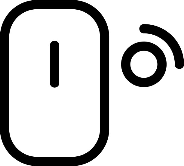 鼠标无线图标或标志孤立符号符号图片下载