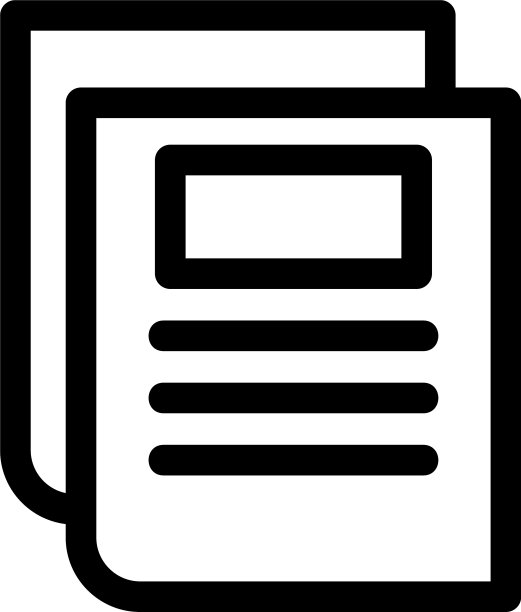 报纸图标或标志孤立标志符号图片下载