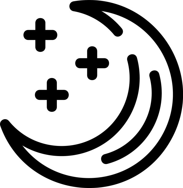 夜标或标志孤立标志符号图片下载