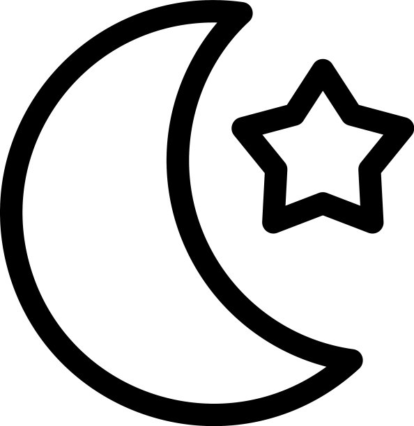 夜标或标志孤立标志符号图片下载