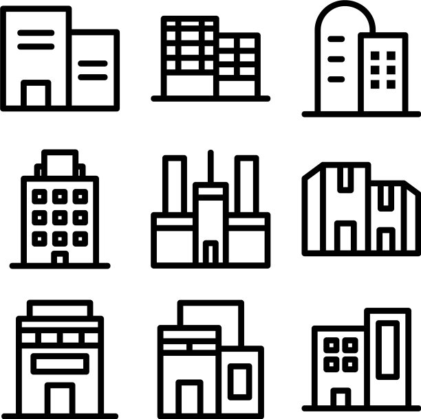 办公室图标或标志孤立标志符号图片下载