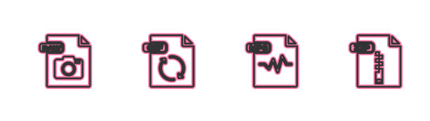 设置行原始文件文件mp3 GIF和zip图标图片下载