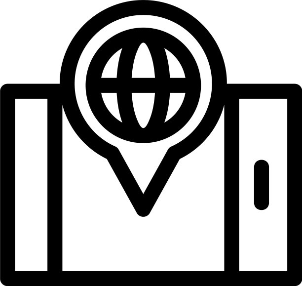 位置图标或标志孤立的标志符号图片下载