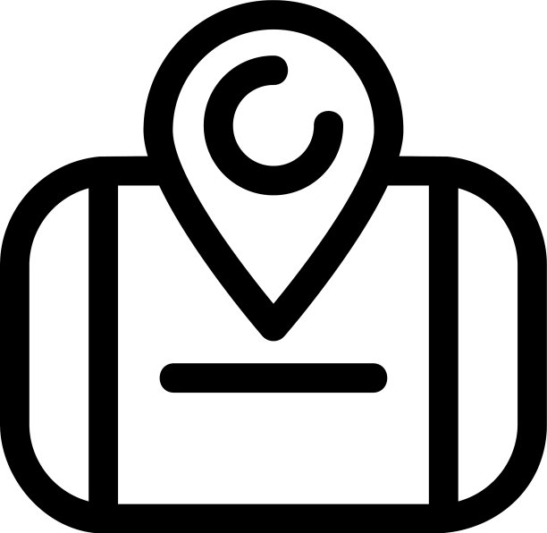 位置图标或标志孤立的标志符号图片下载