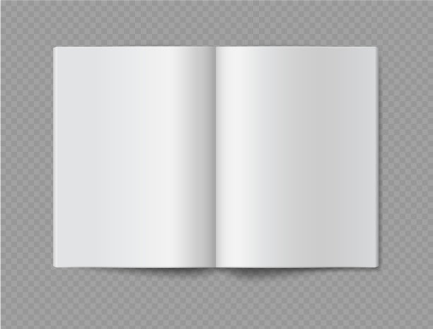 空书模型打开3d逼真的小册子图片下载