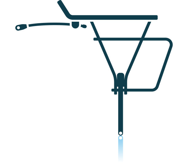 自行车行李架图标图片下载