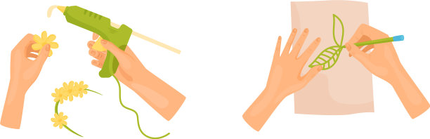 手用铅笔在纸上画窗饰图片下载