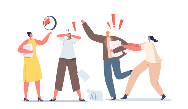 急迫的工作观念，急迫的业务性格图片下载