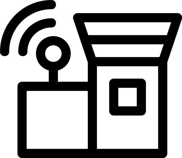 卫星中心标志或标志孤立标志符号图片下载